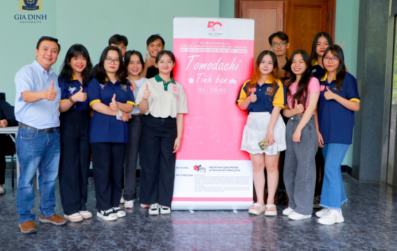 Sinh viên GDU tự tin hát song ngữ dự án ca khúc hữu nghị Việt - Nhật “Tomodachi - Tình bạn” 