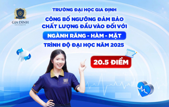 Chính thức: GDU công bố điểm sàn xét tuyển ngành Răng - Hàm - Mặt