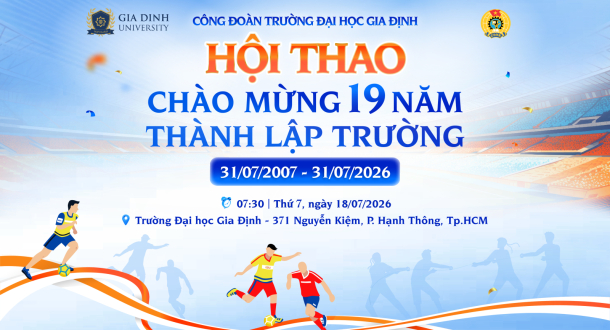 Hội thao GDU 2026 chính thức khởi động: Gắn kết sức mạnh, chào mừng 19 năm thành lập trường