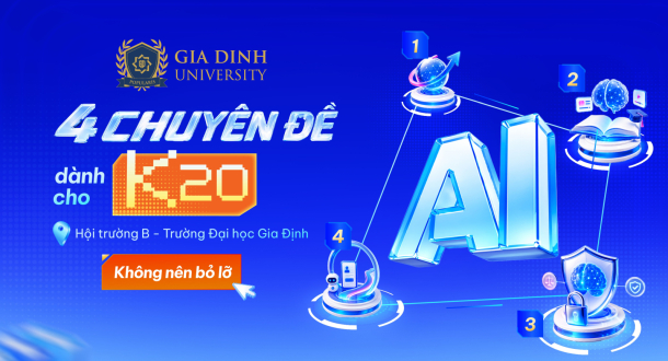 Trường Đại học Gia Định triển khai chuỗi 4 chuyên đề AI chào đón tân sinh viên K20 