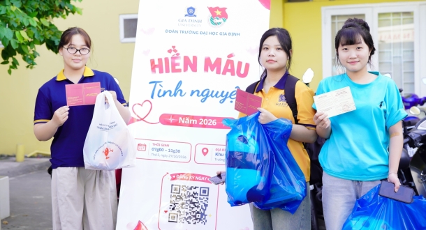 GDU lan tỏa tinh thần nhân ái qua chương trình Hiến máu tình nguyện 2026