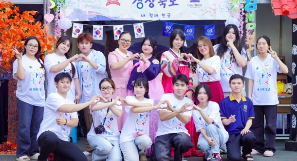 Sinh viên GDU khám phá sắc màu văn hóa Hàn Quốc tại Hangeul Festival 2026