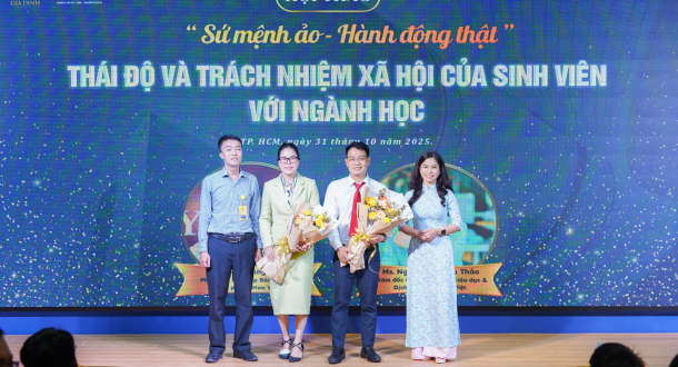 Sinh viên Khoa Quản trị - Marketing nâng cao trách nhiệm xã hội qua hội thảo chuyên đề