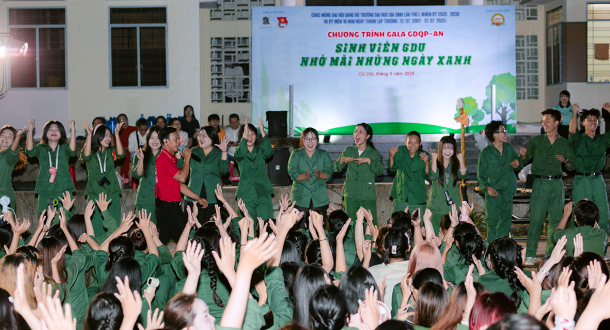 Sinh viên GDU “đại náo” trường quân sự, bùng nổ trong đêm Gala