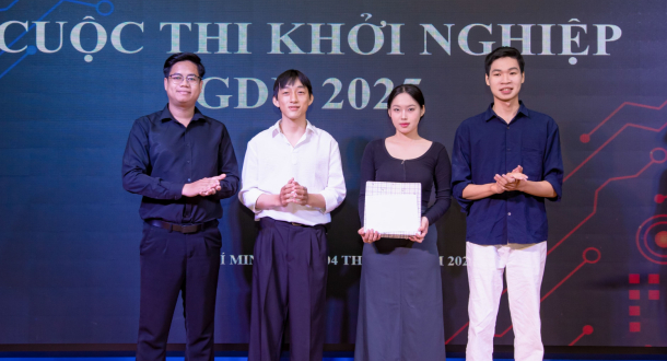 Dự án “Cho thuê trang phục sự kiện Dressup” giành giải Nhất cuộc thi Khởi nghiệp GDU 2025