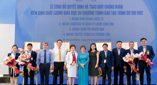 GDU tiếp tục khẳng định chất lượng đào tạo với 4 chương trình đạt kiểm định giáo dục