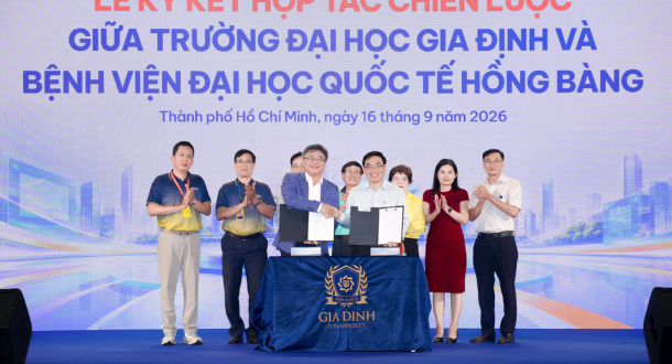 GDU mở rộng hợp tác với Bệnh viện Đại học Quốc tế Hồng Bàng và Sunwah English Education