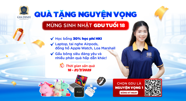 Quà tặng nguyện vọng: GDU mở cổng , 2k7 săn quà