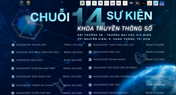 Khoa Truyền thông số GDU: Hành trình đánh thức cảm xúc và khẳng định bản sắc qua chuỗi 14 sự kiện nghệ thuật