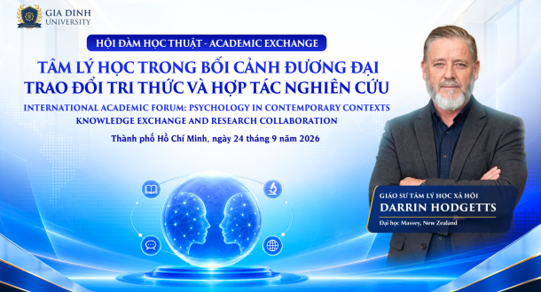 GDU mở rộng góc nhìn đa chiều về Tâm lý học cùng chuyên gia quốc tế