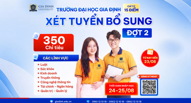GDU mở đợt xét tuyển bổ sung cuối với 350 chỉ tiêu ở 15 ngành đào tạo