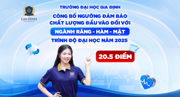 Chính thức: GDU công bố điểm sàn xét tuyển ngành Răng - Hàm - Mặt