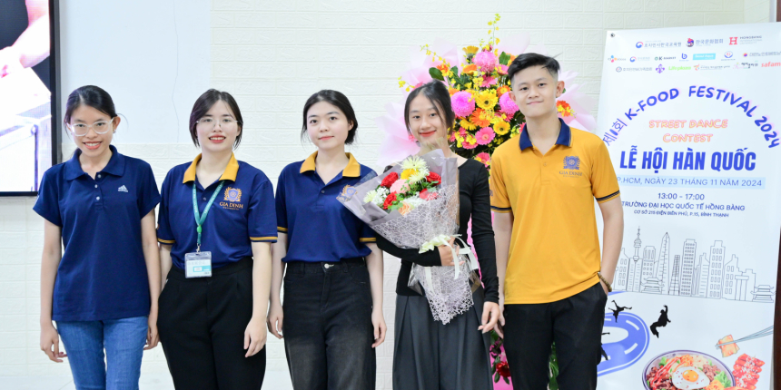 Cùng sinh viên Trường Đại học Gia Định tham dự Lễ hội Ẩm thực Hàn Quốc 2024 